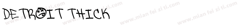 Detroit Thick字体转换